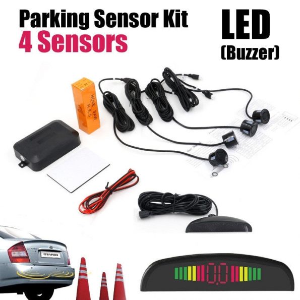 Parkeerhulp sensoren (met Led scherm + Buzzer) - dennisdeal.com