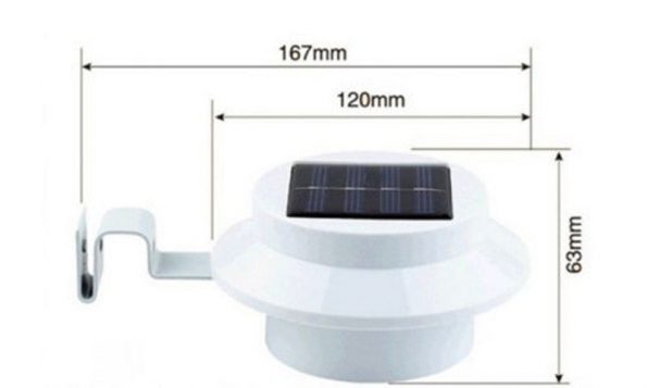 Led Lamp op zonne energie + muurbevestiging - dennisdeal.com