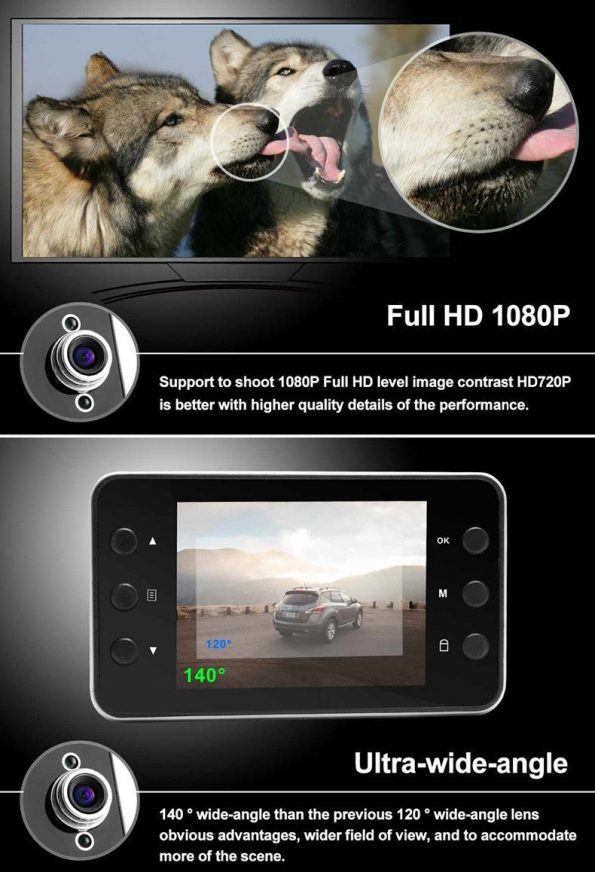Dashboard camera 2.4 lcd - dennisdeal.com