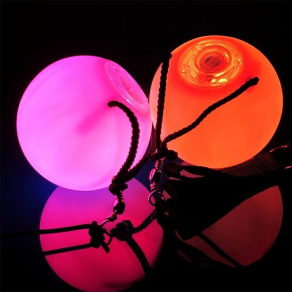 LED Poi Ballen ( 2 stuks set) - dennisdeal.com