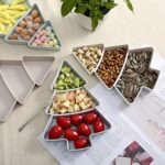 PNdUKerstboom-Fruitschaal-Thuis-Snackplaat-Plastic-Snoepgerecht-Meloen-Zaden-Gedroogde-Fruitdoos-Luie-Snackdoos