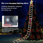 iFVDKerstversiering-Ladderverlichting-Binnen-Buiten-Raam-Tuin-Kerstboom-Opknoping-Met-Kerstman-Pop-Decor-String-Lamp