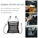 3-schicht-Auto-Lagerung-Net-Tasche-Zwischen-Sitze-Auto-Teiler-Pet-Barrier-Dehnbare-Elastische-Mesh-Tasche