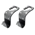 2pc-Strass-Autos-itz-Kopfst-tze-Haken-Diamant-bling-R-cksitz-Kleiderb-gel-Universal-Auto-Storage